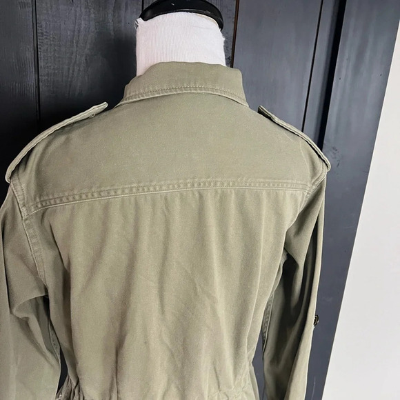 Rag & Bone O’Hara Cargo Utility Jacket Army Green Military Casual Women’s 2 - Picture 11 of 14